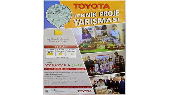 Ortaokul ve Liseler Arası Toyota Teknik Proje Yarışması 