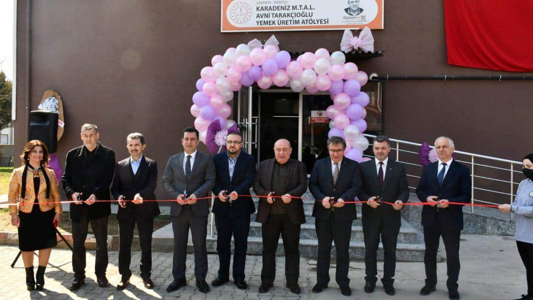 Karadeniz Mesleki ve Teknik Anadolu Lisesinde Yemek Üretim Tesisi Açıldı