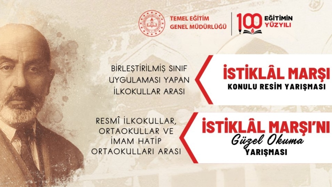 İstiklâl Marşı'nı Güzel Okuma Yarışması ve İstiklâl Marşı Konulu Resim Yarışması Sonuçlandı 